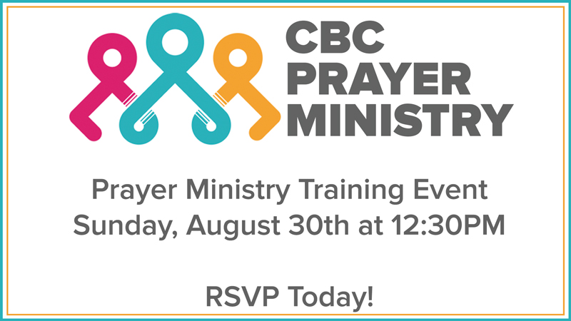 Prayer Ministry Training Event
